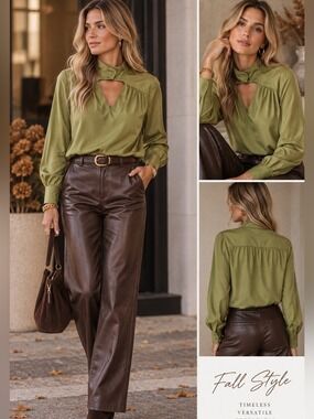 Blouse Sage Green